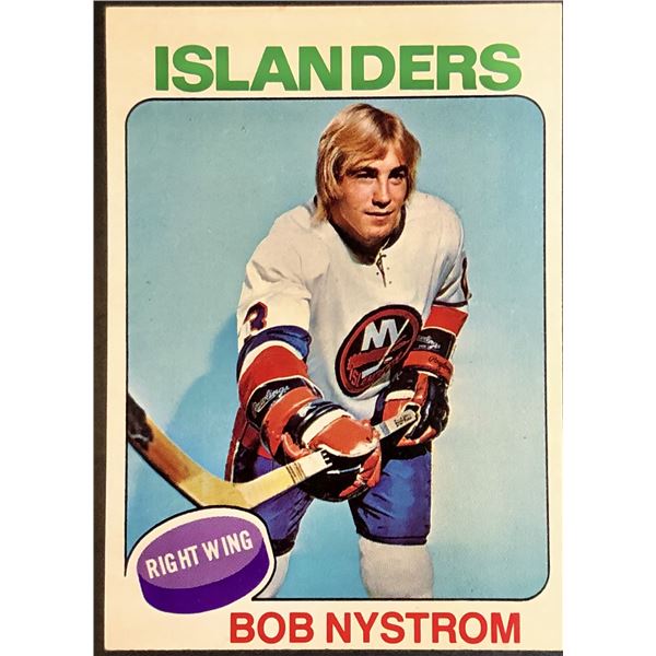 1975-76 NHL TOPPS BOB NYSTROM