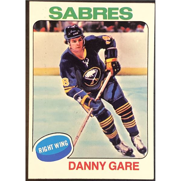 1975-76 NHL TOPPS DANNY GARE ROOKIE CARD