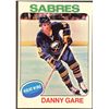 Image 1 : 1975-76 NHL TOPPS DANNY GARE ROOKIE CARD