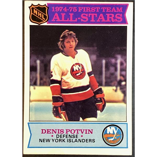 1975-76 NHL TOPPS DENIS POTVIN (HOF)