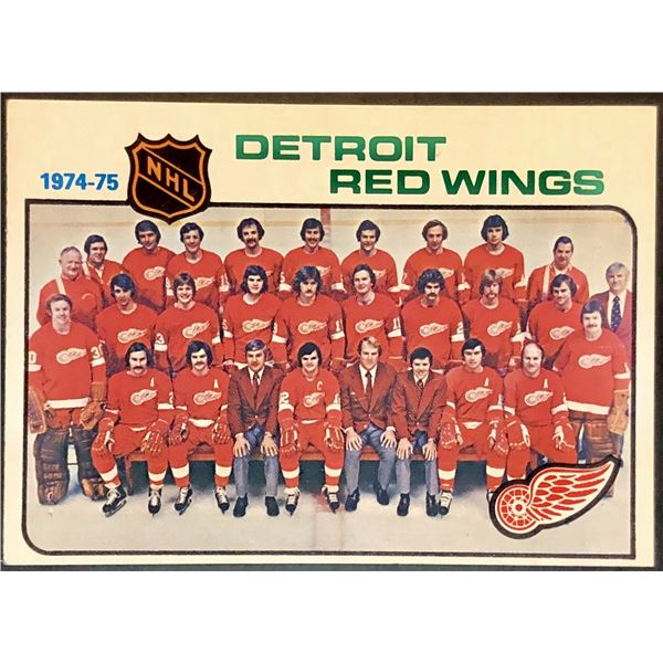 1975-76 NHL TOPPS DETROIT RED WINGS