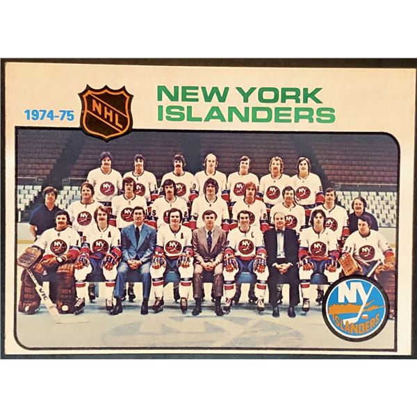 1975-76 NHL TOPPS NEW YORK ISLANDERS