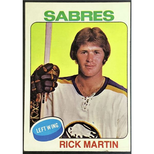 1975-76 NHL TOPPS RICK MARTIN (HOF)