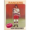 Image 1 : 1975-76 NHL TOPPS RON GRESCHNER ROOKIE CARD