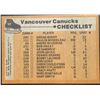 Image 2 : 1975-76 NHL TOPPS VANCOUVER CANUCKS