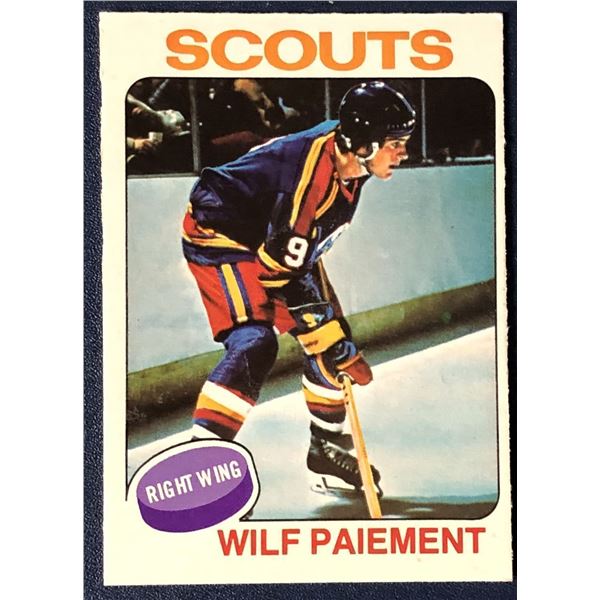 1975-76 O-PEE-CHEE WILF PAIEMENT ROOKIE CARD