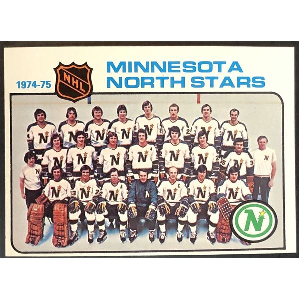 1975-76 TOPPS MINNESOTA NORTH STARS