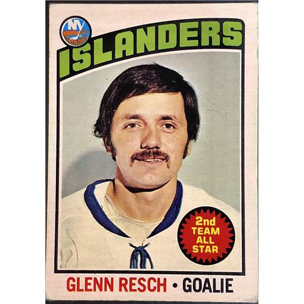 1976-77 NHL O-PEE-CHEE GLENN 'CHICO' RESCH