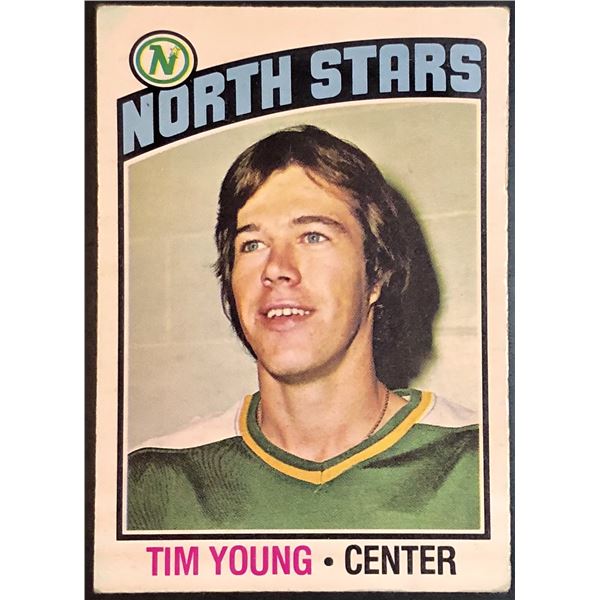 1976-77 NHL O-PEE-CHEE TIM YOUNG ROOKIE CARD