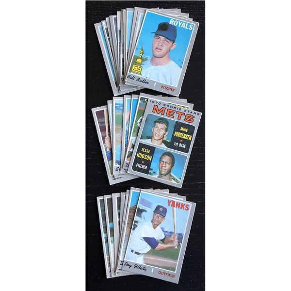 1970 O-PEE-CHEE BASEBALL COLLECTION - 25 CARDS