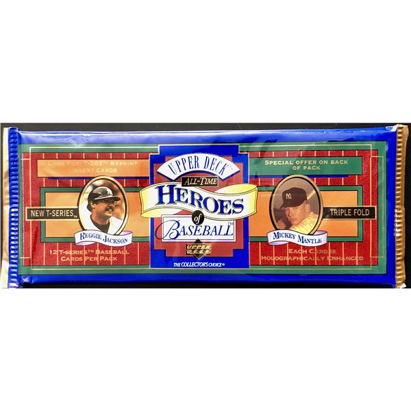 1993 UPPER DECK HEROES OF BASEBALL FOIL PACK