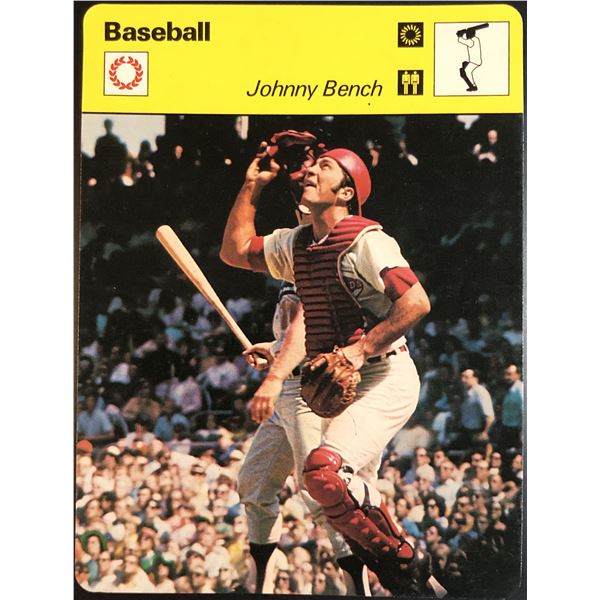 1977 SPORTSCASTER JOHNNY BENCH (HOF)