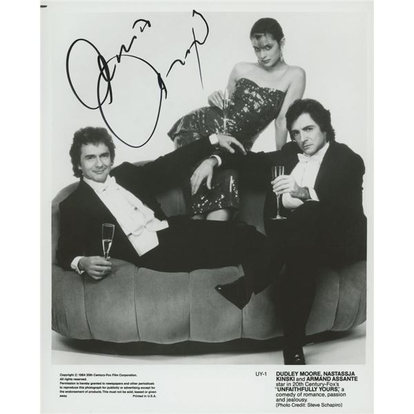 Armand Assante signed "Unfaithfully Yours" movie photo