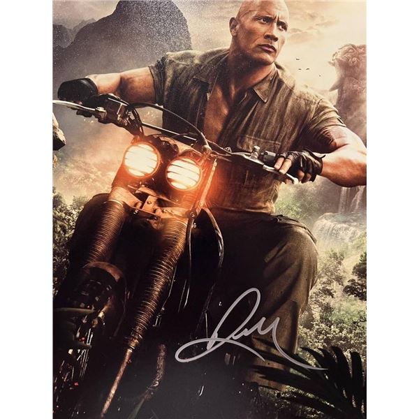 The Rock Dwayne Johnson signed photo