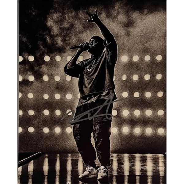 Rapper Kanye West Signed Photo