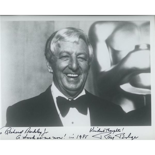 Wizard of Oz Scarecrow Ray Bolger signed photo