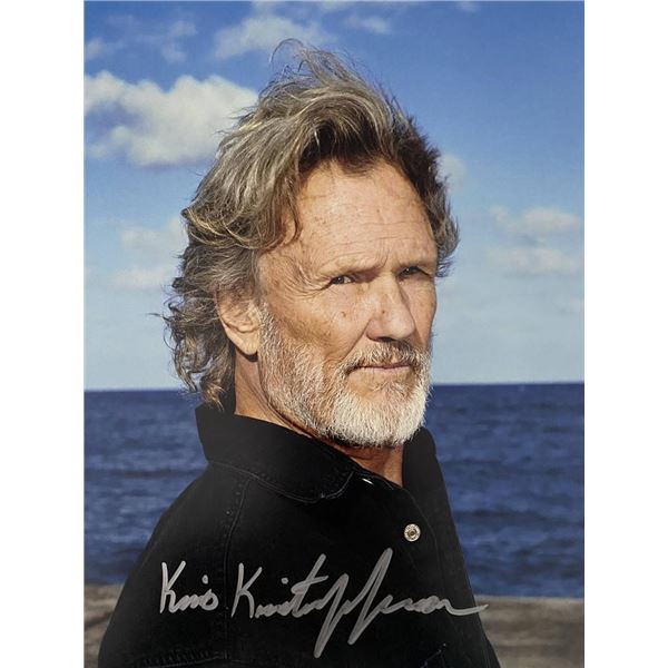 Kris Kristofferson signed photo