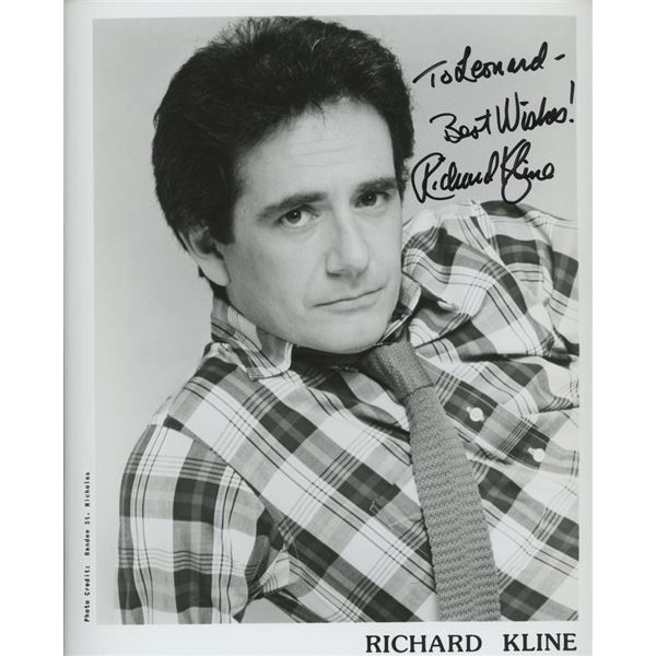 Threes Company Richard Kline signed Dallas photo