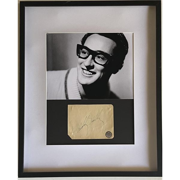 Music Legend Buddy Holly original signature collage