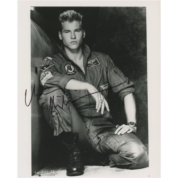 Val Kilmer signed "Top Gun" movie photo. GFA Authenticated