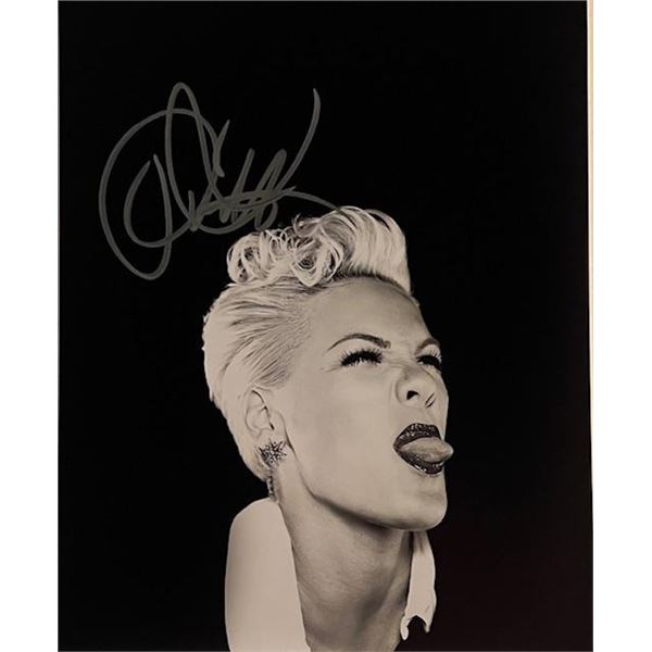 Pink Signed Photo