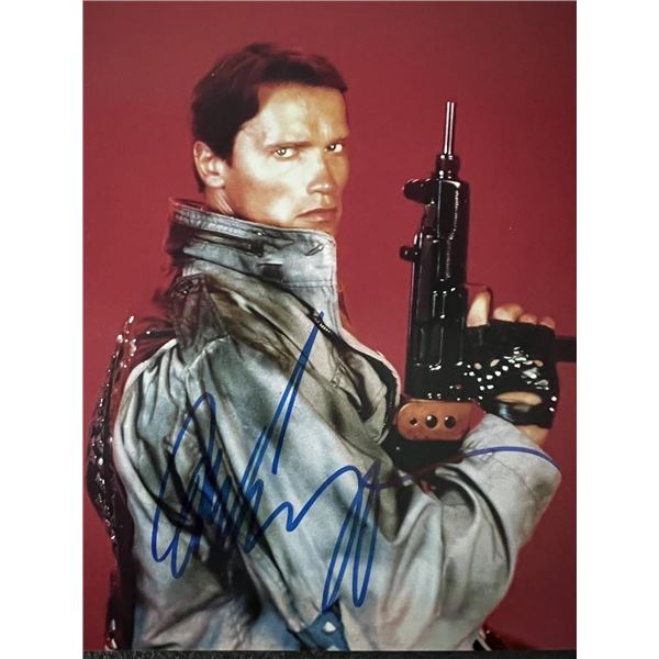 The Terminator Arnold Schwarzenegger signed movie photo