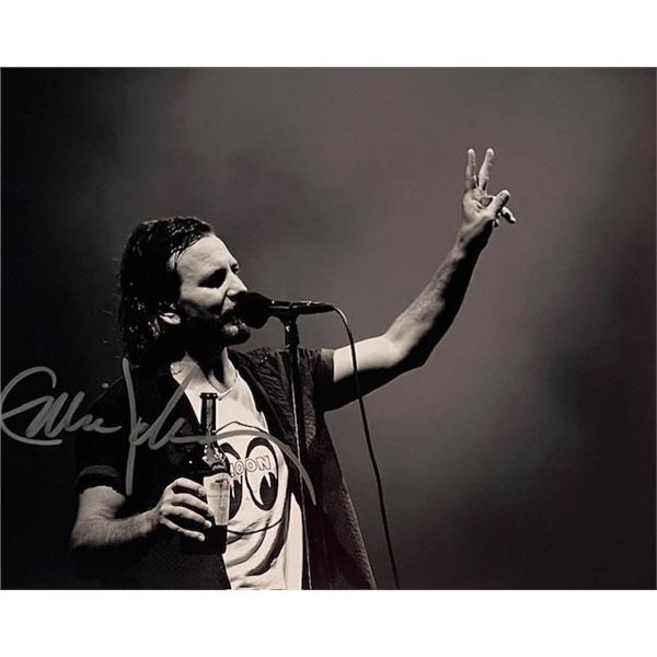 Pearl Jam Eddie Vedder Signed Photo