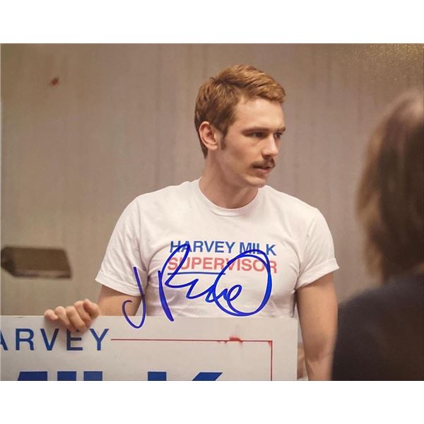 Milk James Franco Signed Movie Photo