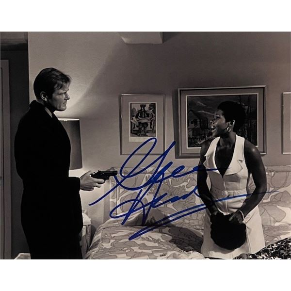 James Bond To Live And Let Die Roger Moore Signed Photo