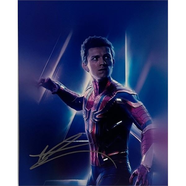 Spiderman  Tom Holland Signed Photo