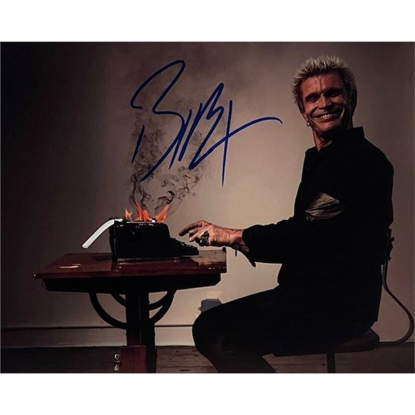 Billy Idol Signed Photo