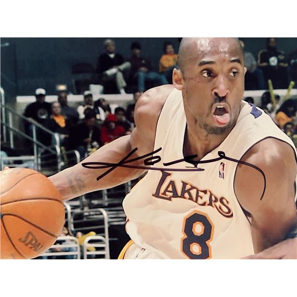 Kobe Bryant signed photo