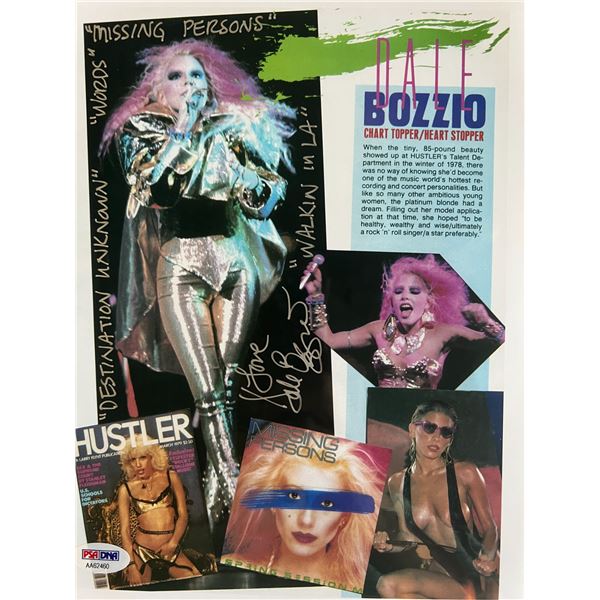 Missing Persons Dale Bozzio  signed photo. GFA authenticated