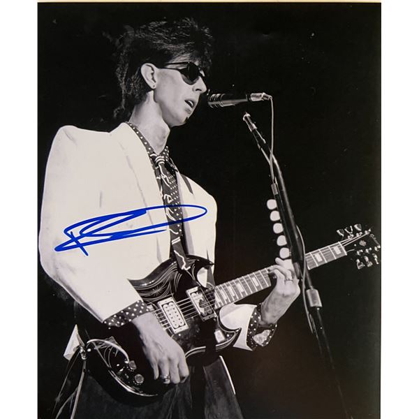 The Cars Ric Ocasek signed photo. GFA Authenticated