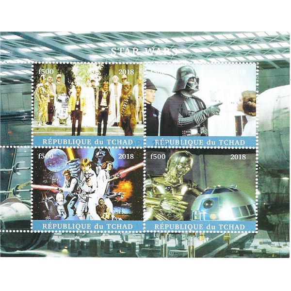 Star Wars Stamp Sheet