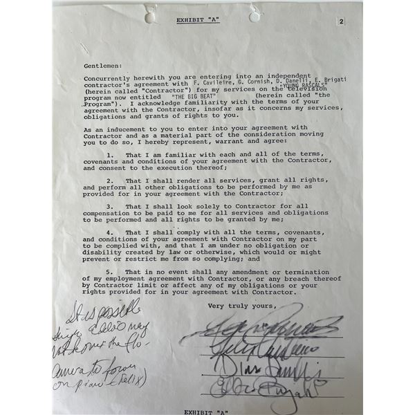 Young Rascals signed contract