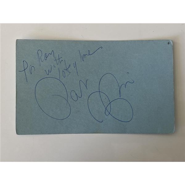 Pat Suzuki original signature