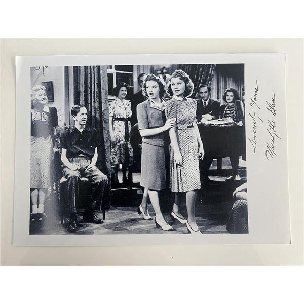 Meredythe Glass signed photo