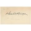 Image 1 : President Nixons  Attorney Herbert Kalmboch signature cut
