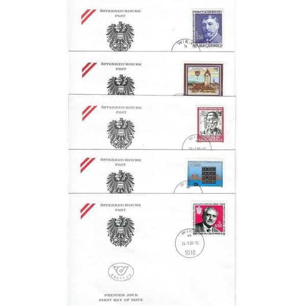 Austria First Day Covers