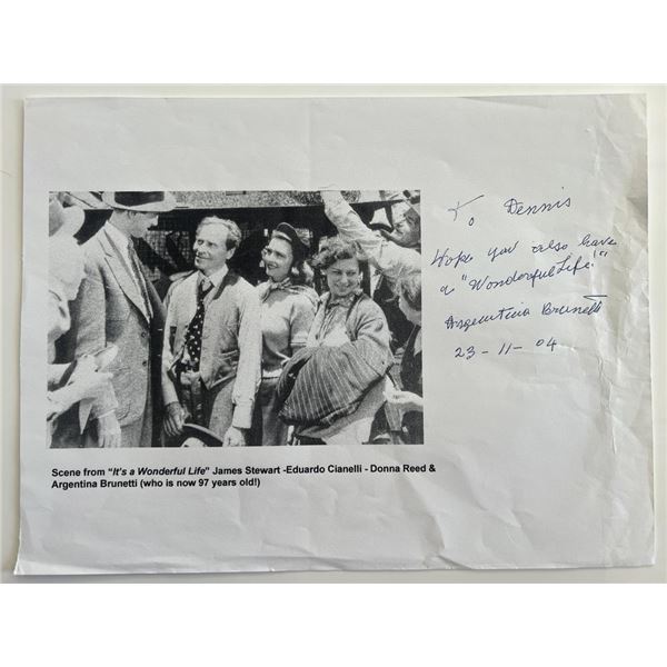 The Midnight Story Argentina Brunetti signed photo