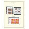 Image 1 : 1992 US stamp collector sheet featuring Christmas and New Year's stamps