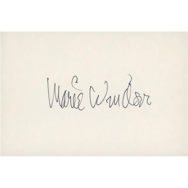 The Narrow Margin Marie Windsor signature cut