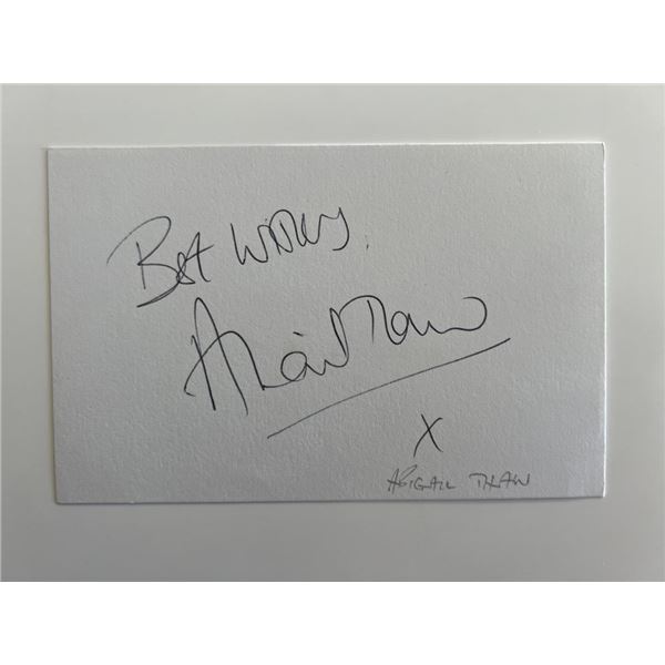 Abigail Thaw original signature