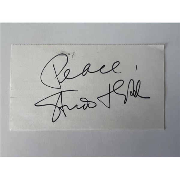 Studs Terkel original signature