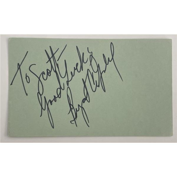 Sportscaster Bryant Gumbel original signature