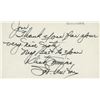 Image 1 : Sergeants 3 Dick Simmons signed note
