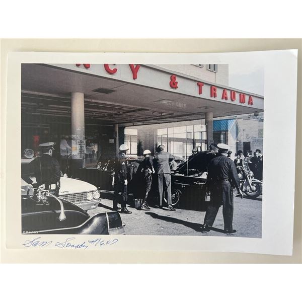 Dallas Police Officer Sam Sorsby signed photo