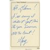 Image 1 : Gary Guittard signed note