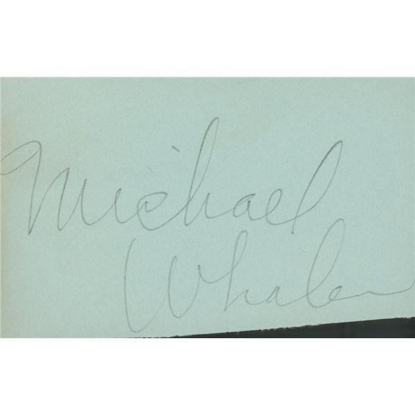 Michael Whalen signature cut